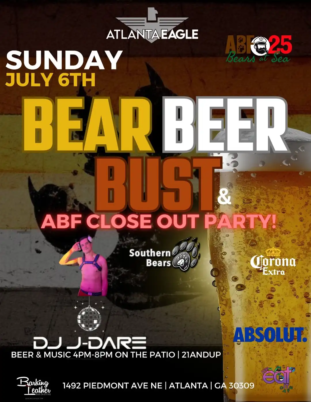 BEAR BEER BUST & ABF CLOSEOUT PARTY