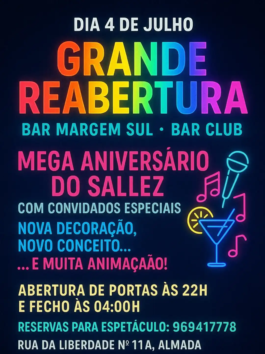GRANDE REABERTURA