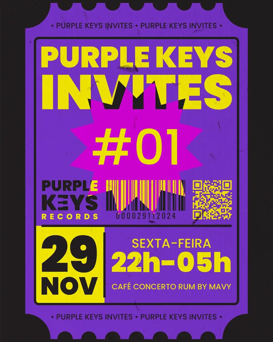 PURPLE INVITES #1