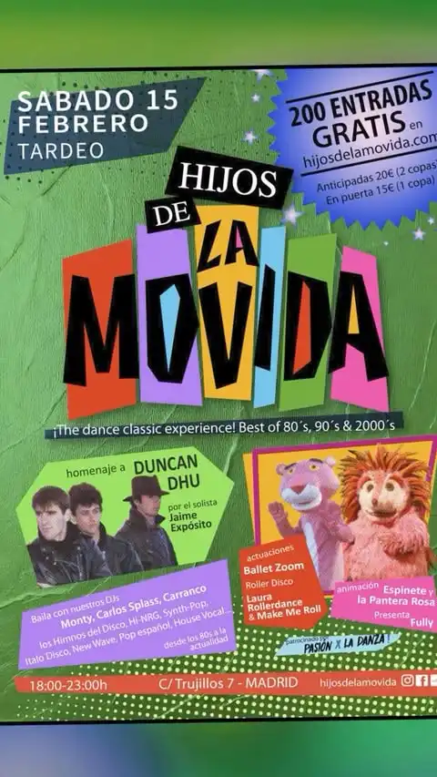 Fiesta HIJOS DE LA MOVIDA