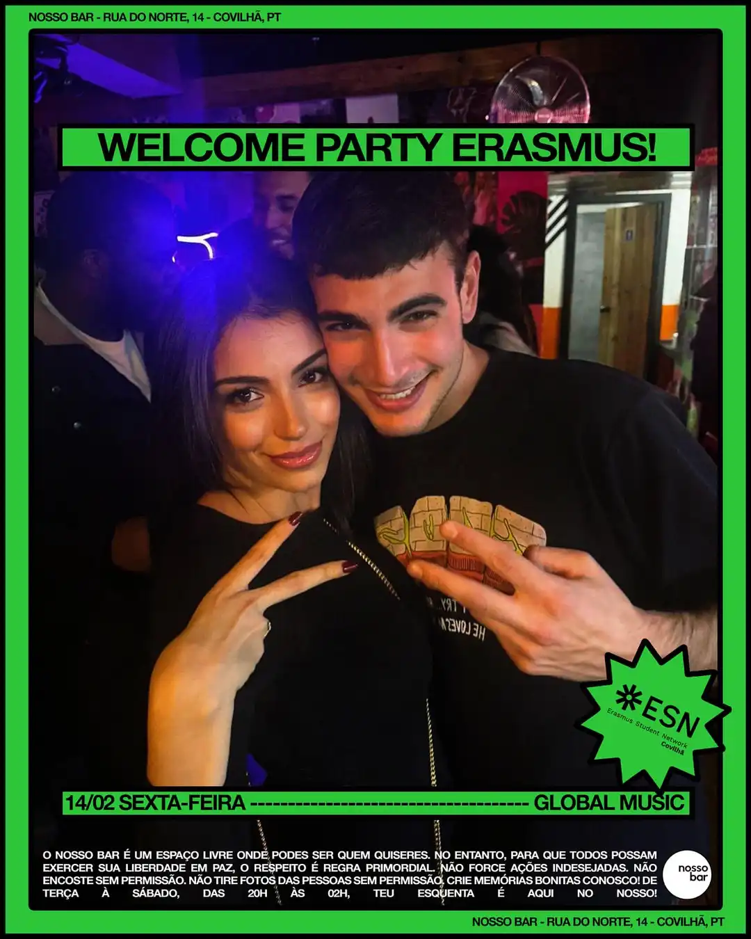 WELCOME PARTY ERASMUS!