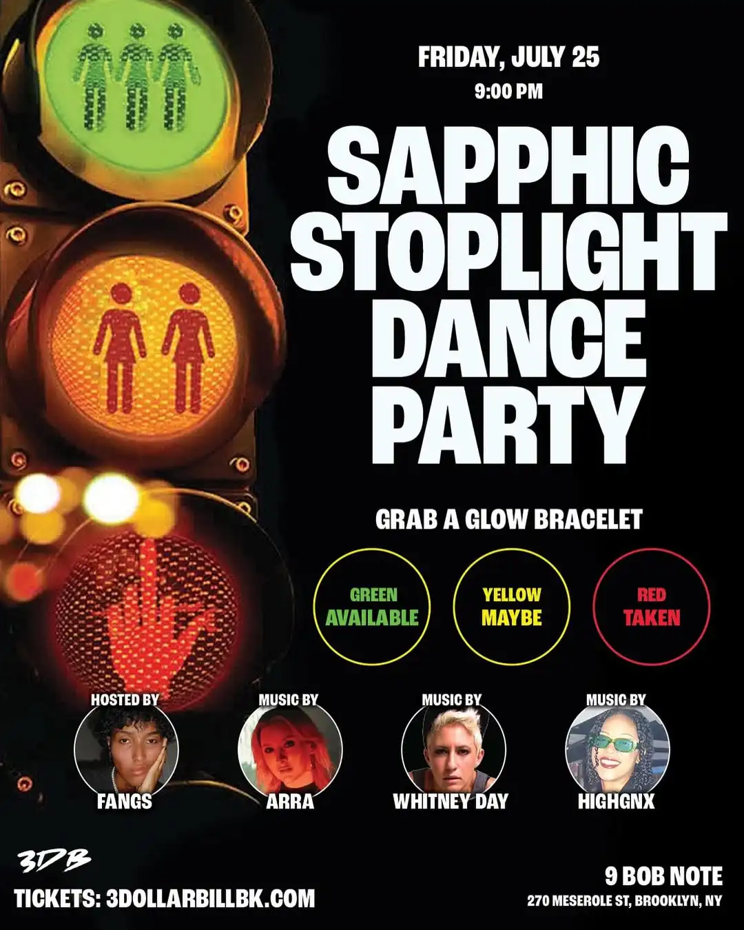 Sapphic Stoplight Party